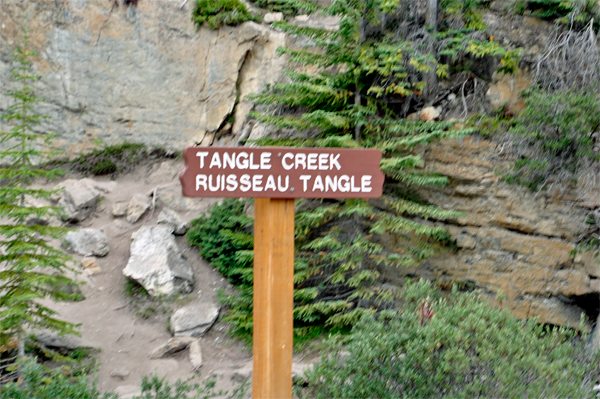 Tangle Creek Sign